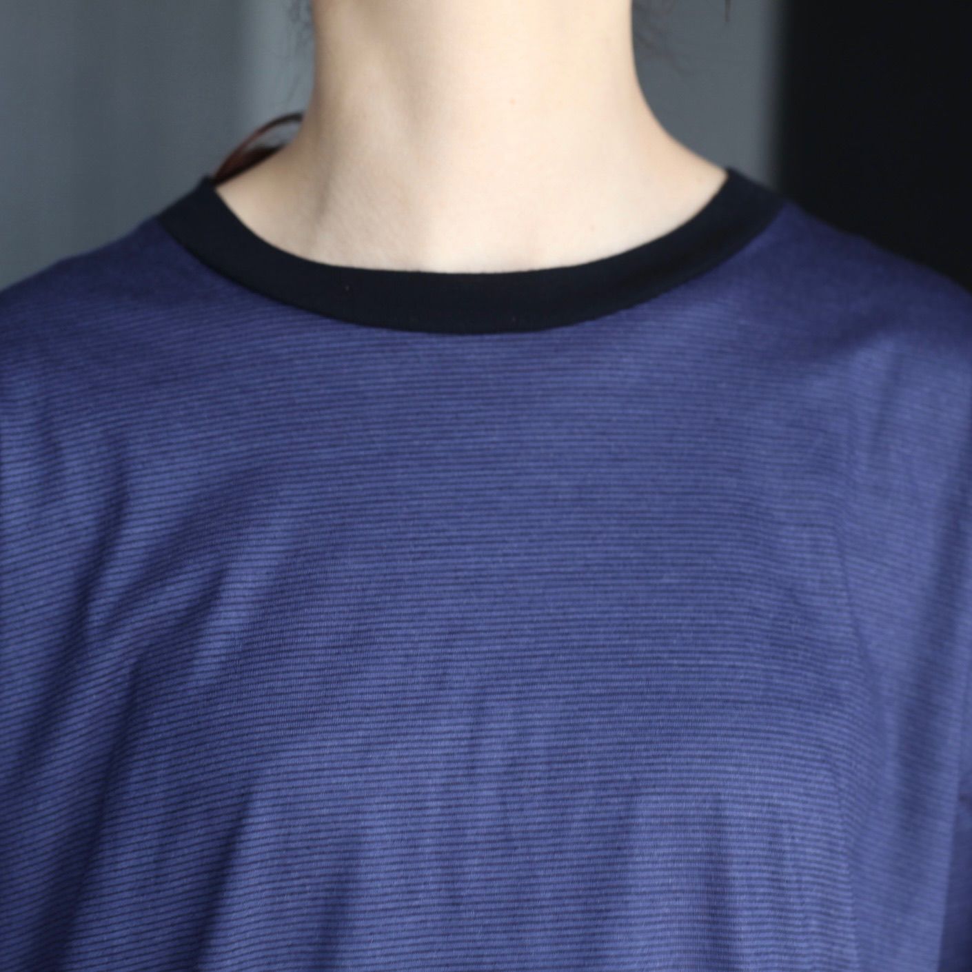 【残り一点】36G Wool Stripe S/S Tee