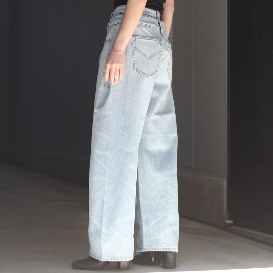 【残り一点】Double Waist Denim Trousers