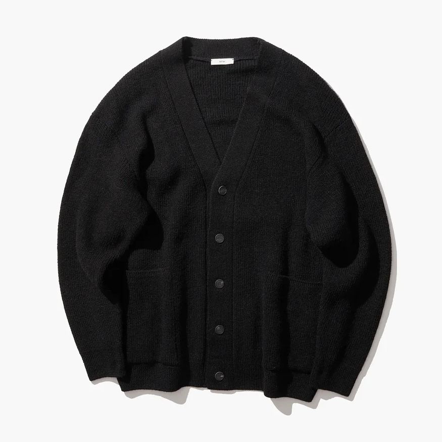 ATON - 【残り一点】Highland Wool Alpaca Oversized Cardigan | ACRMTSM ONLINE STORE