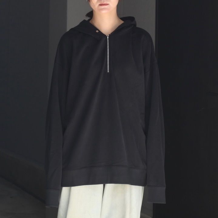 【残り一点】28G Cupro Half Zip Hoodie
