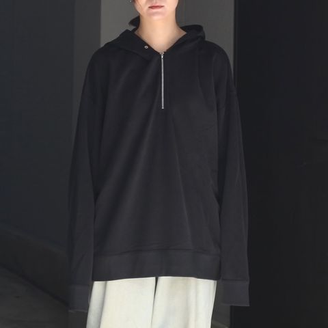 【残り一点】28G Cupro Half Zip Hoodie
