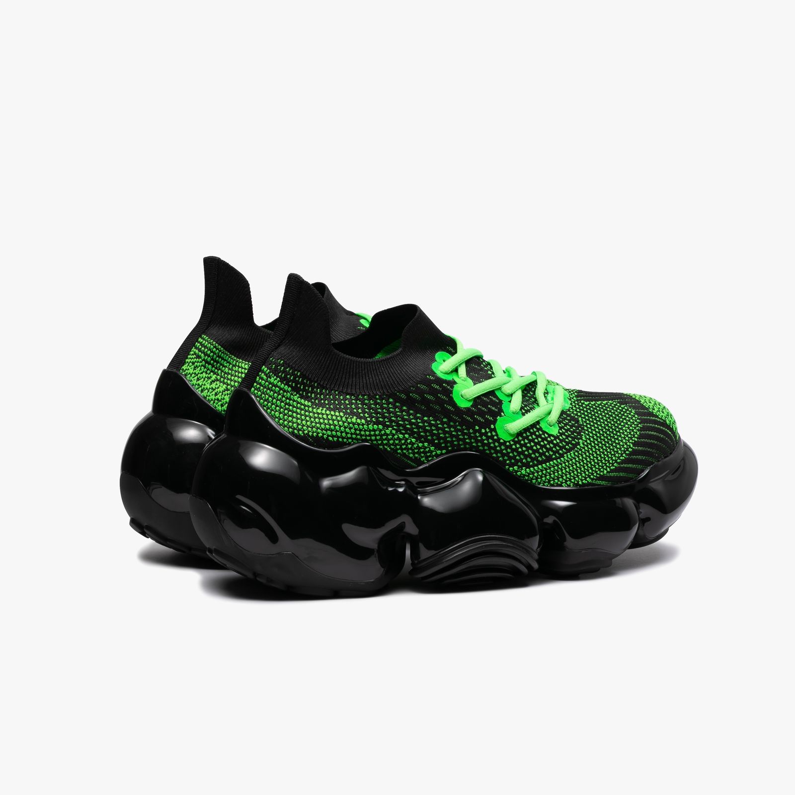 【残り一点】Moopie EL(BLACK NEON GREEN×BLACK SOLID)