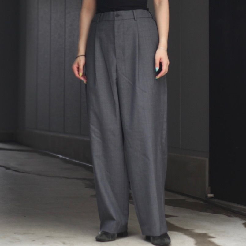 【残り一点】Wool Tropical Loose Fit Pants