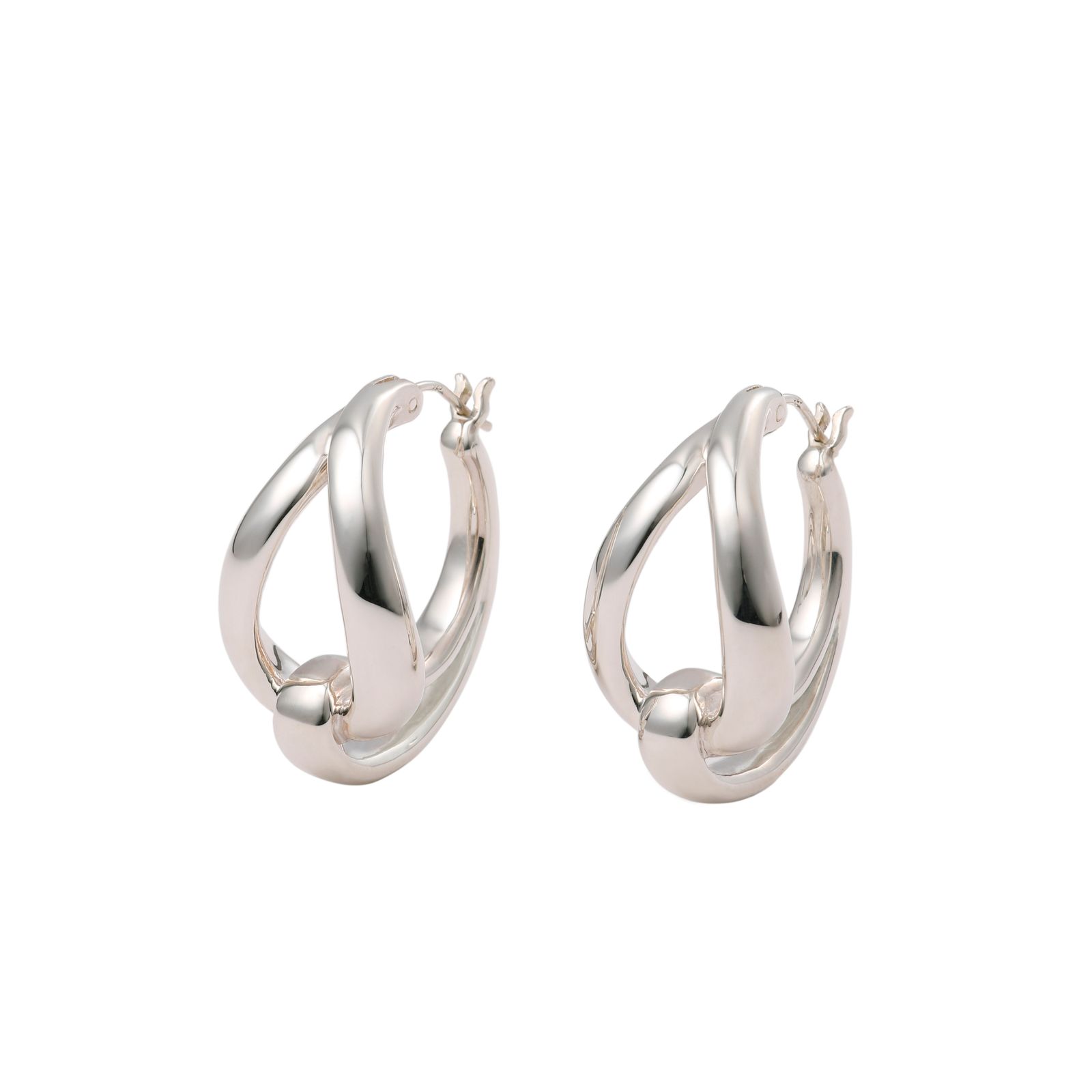 【残り一点】Knot Earrings(SILVER)
