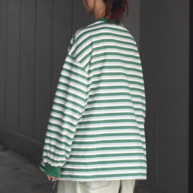 【残り一点】Balloon Stripes Long Sleeve T-shirt