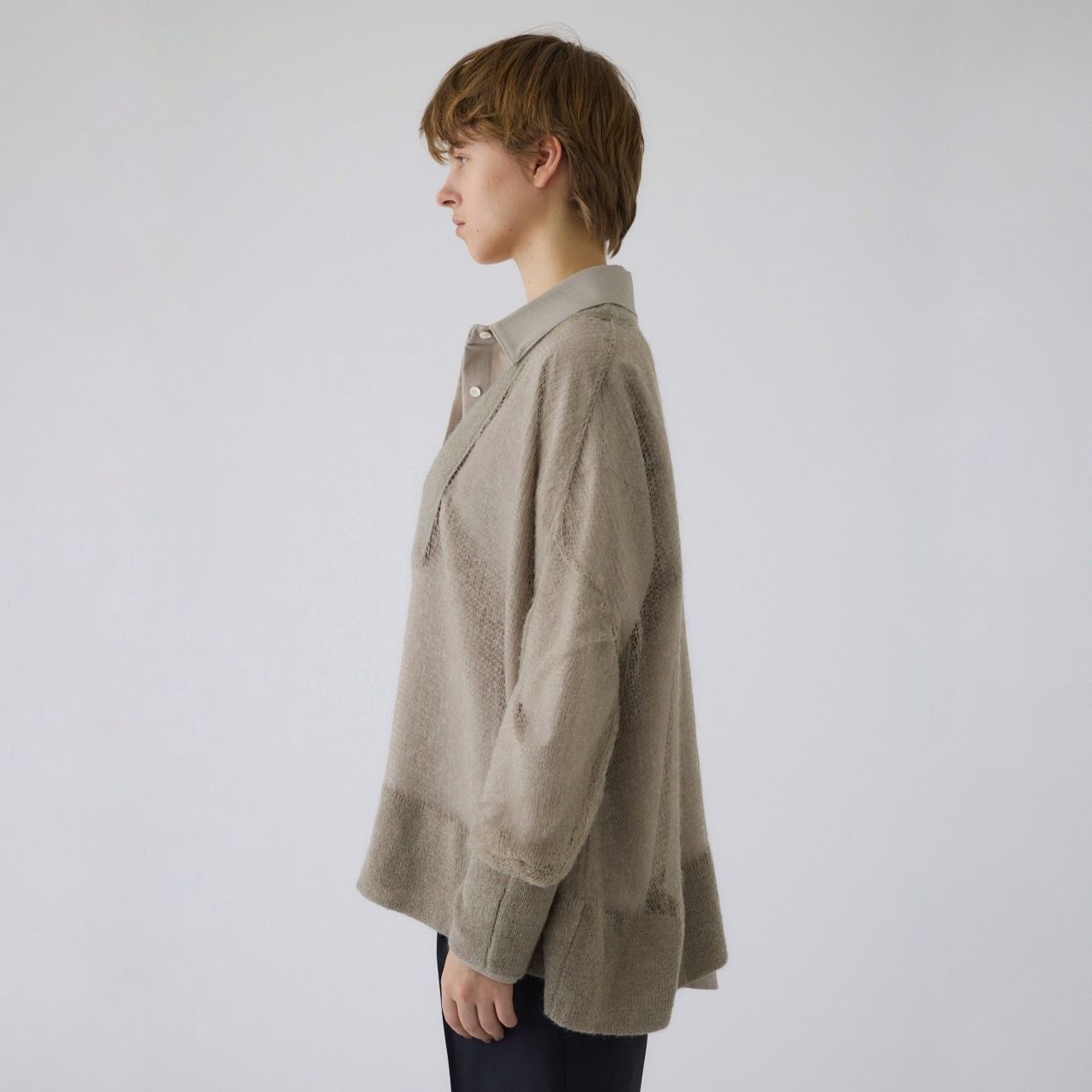 【残り一点】Super Low Gauge Mohair Mix Knit