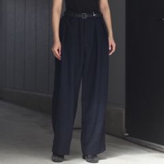 【残り一点】ウールツータックワイドスラックス