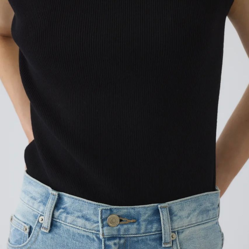 【残り一点】Washable Basic N/S Knit