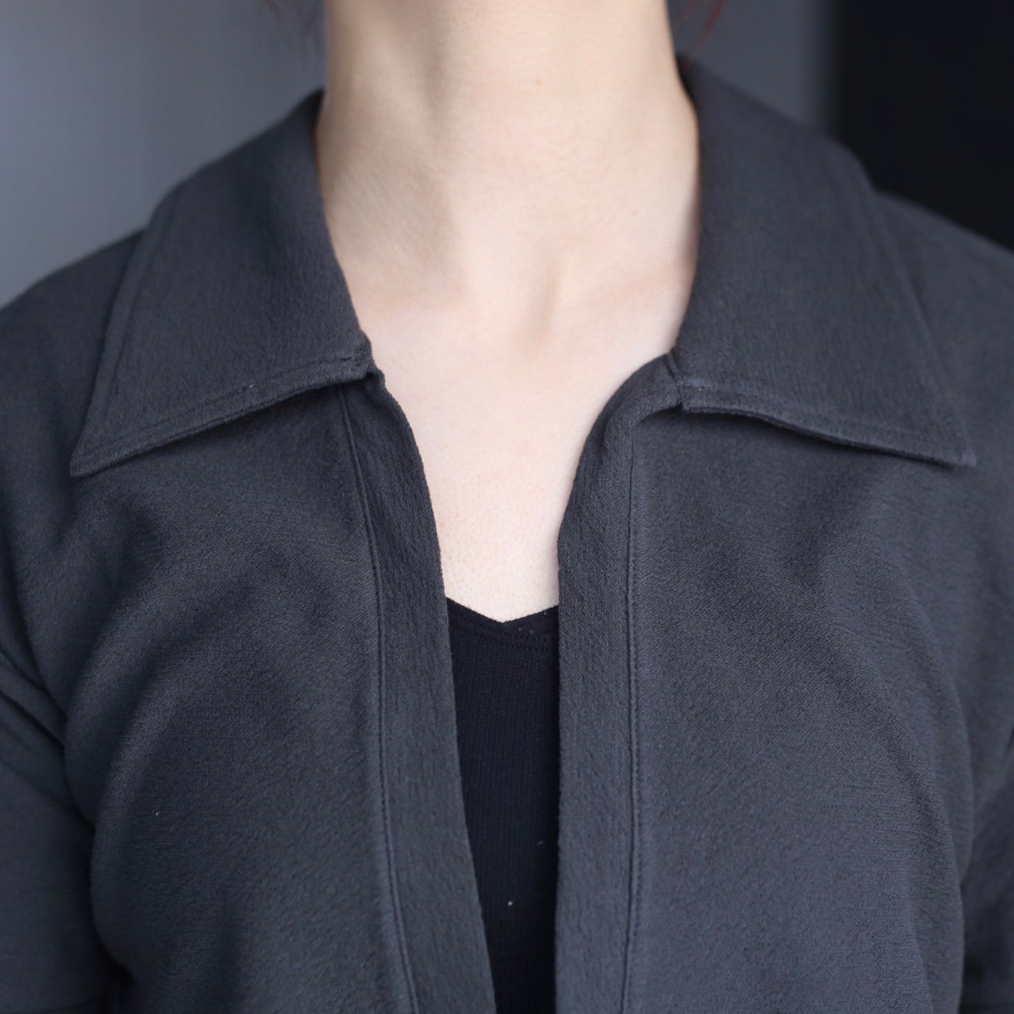 SOSHIOTSUKI タックシャツ soshiotsuki double collar long shirt（SOSHIOTSUKI OFFICIAL