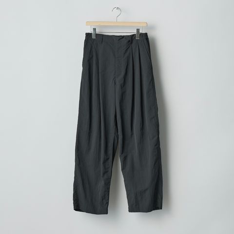 【残りわずか】Windproof Nylon Wide Easy Trousers