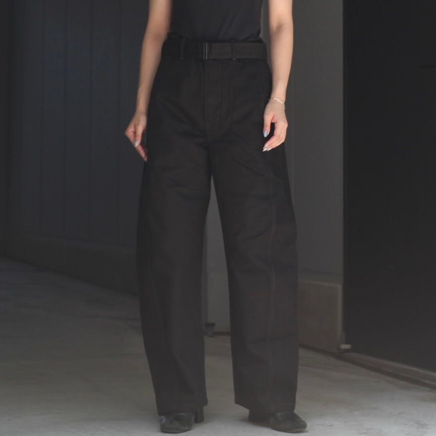 LEMAIRE ベルテッドストレートパンツ 48 LEMAIRE - 【残りわずか】Twisted Belted Pants | ACRMTSM