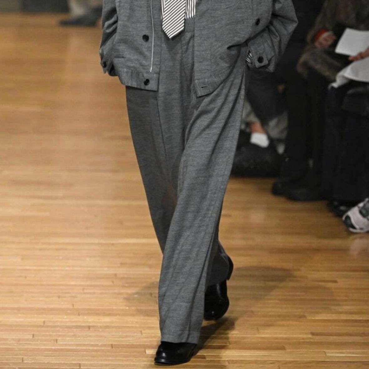 【残り一点】36G Wool Herringbone Trouser