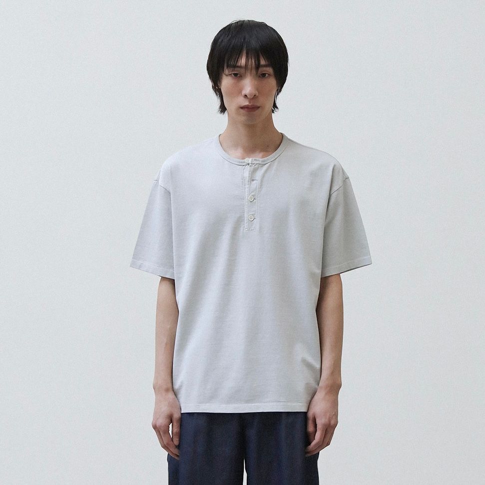 【残り一点】French Henry Neck Garment Tee