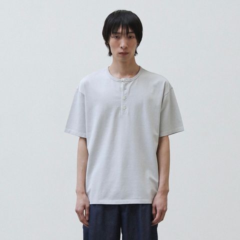 【残り一点】French Henry Neck Garment Tee