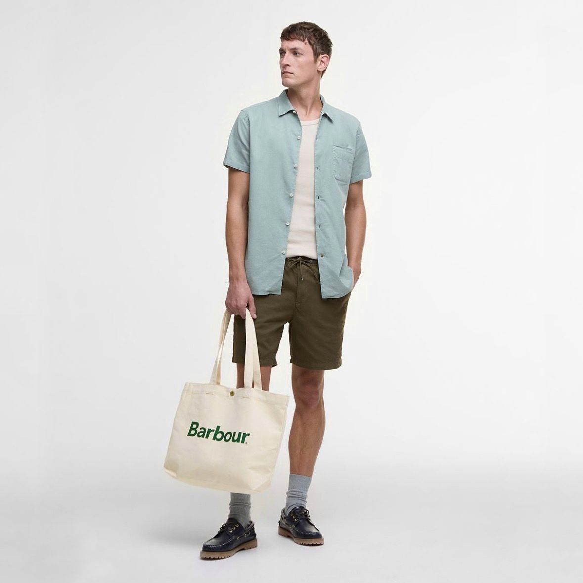【残り一点】Barbour Logo Tote Bag