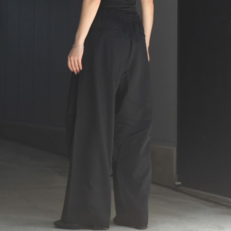 【残り一点】Wool Gabardine Wide Track Trousers