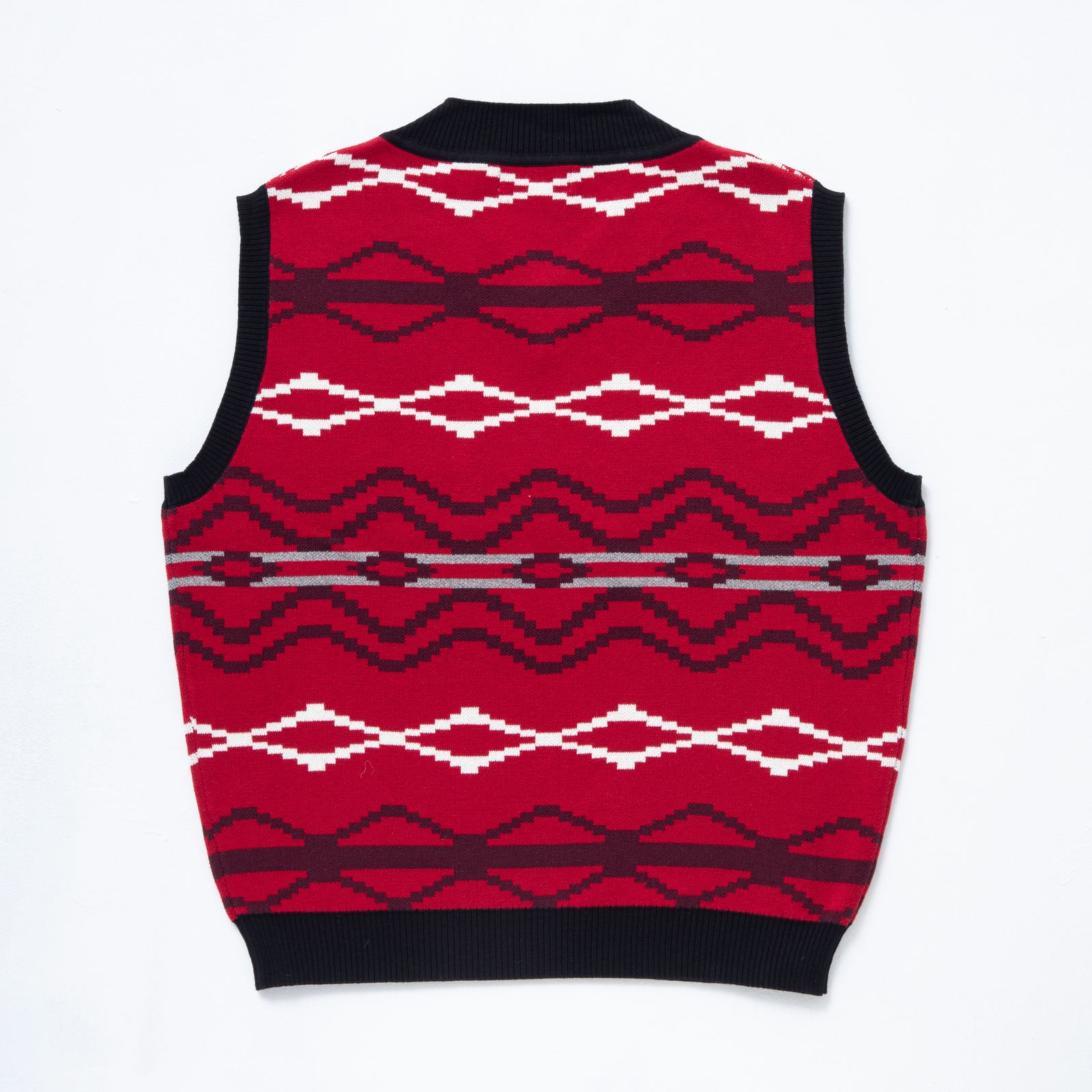 TTT MSW - 【残り一点】Nordic Knit Vest Red | ACRMTSM ONLINE STORE