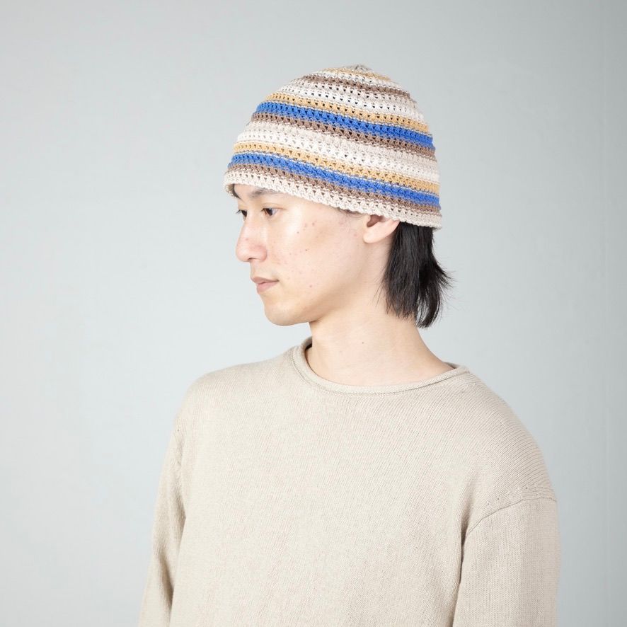 【残り一点】Multi Border Knit Hat