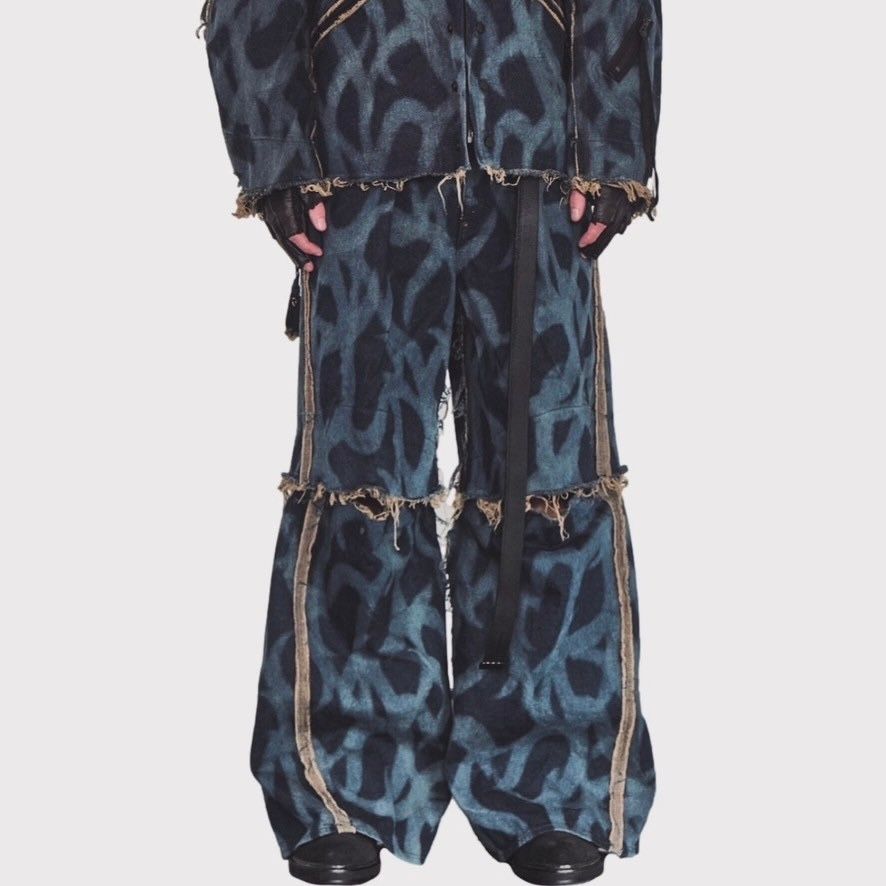 【残り一点】Slash Seam Twist Buggy Jeans(SHADOW ASAT)