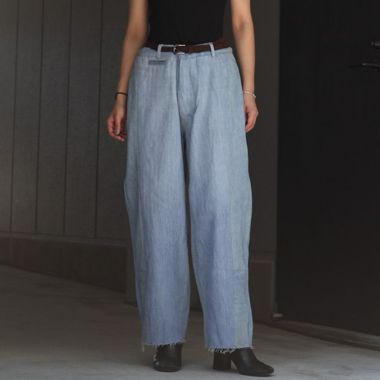 【残り一点】Reconstructed Super Baggy Slacks Denim_2(M)