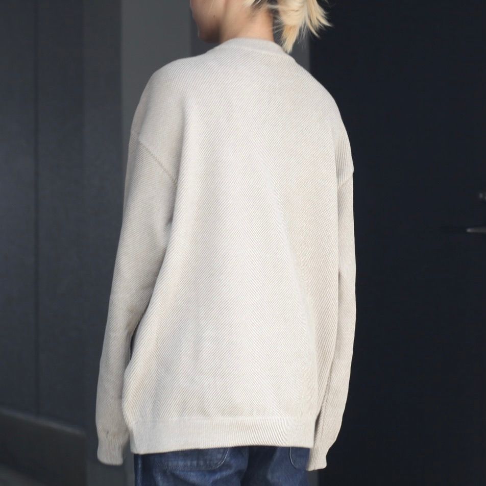 【残りわずか】Moss Stitch L/S Sweat
