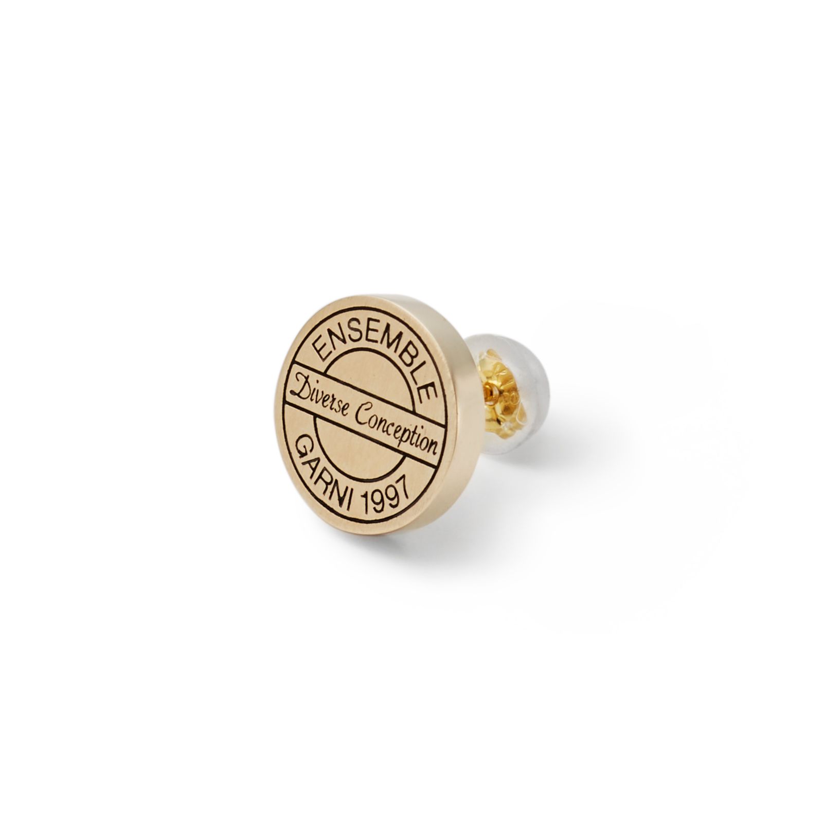 【お取り寄せ注文可能】K10 Engrave Coin Pierce(GOLD)