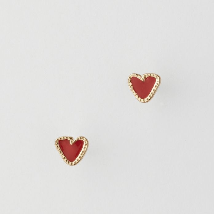 【お取り寄せ注文可能】YU-KIN Tiny Heart Earrings(両耳用）