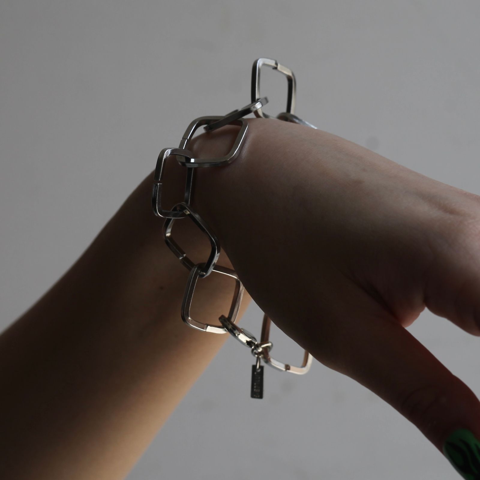 LITTLEBIG チェーンブレスレット LITTLEBIG - 【残り一点】Flat Chain Bracelet(SILVER