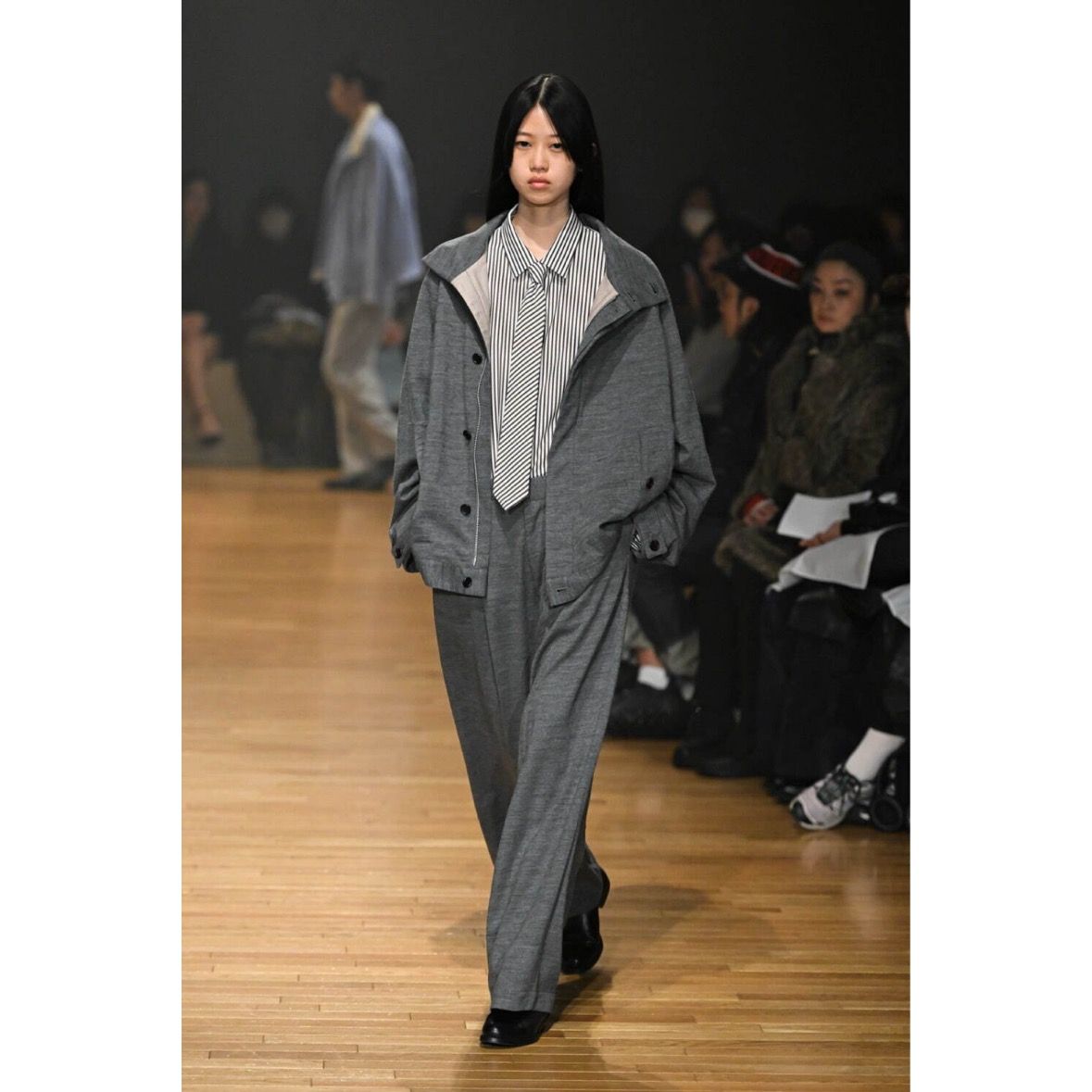 【残り一点】36G Wool Herringbone Blouson
