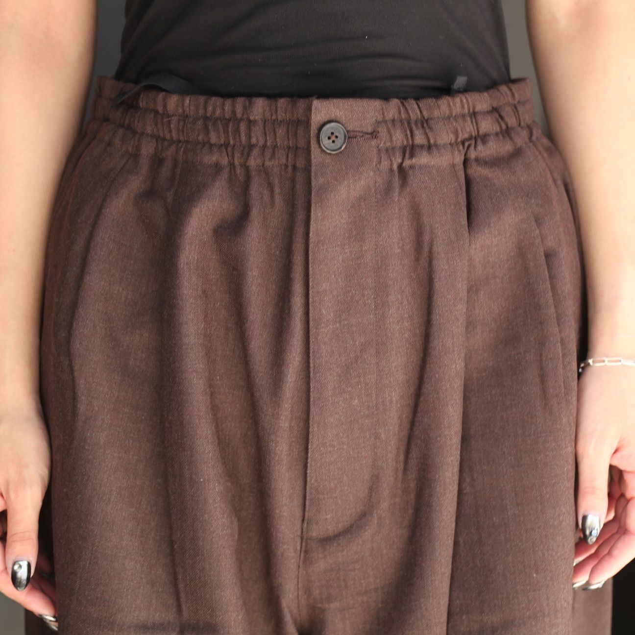 【残り一点】Wool Wide Track Trousers