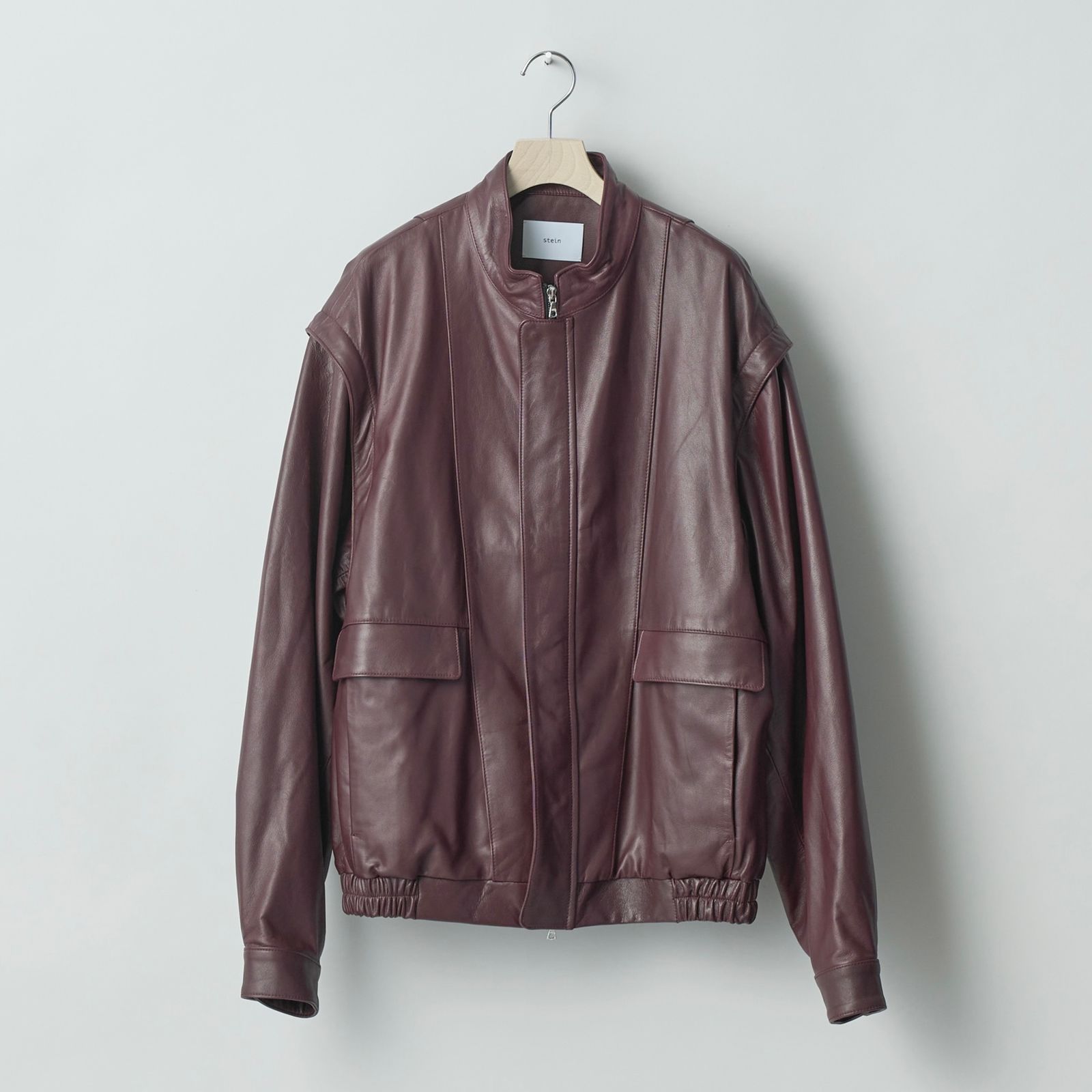 stein - 【残り一点】Detachable Sleeves Leather Blouson ...