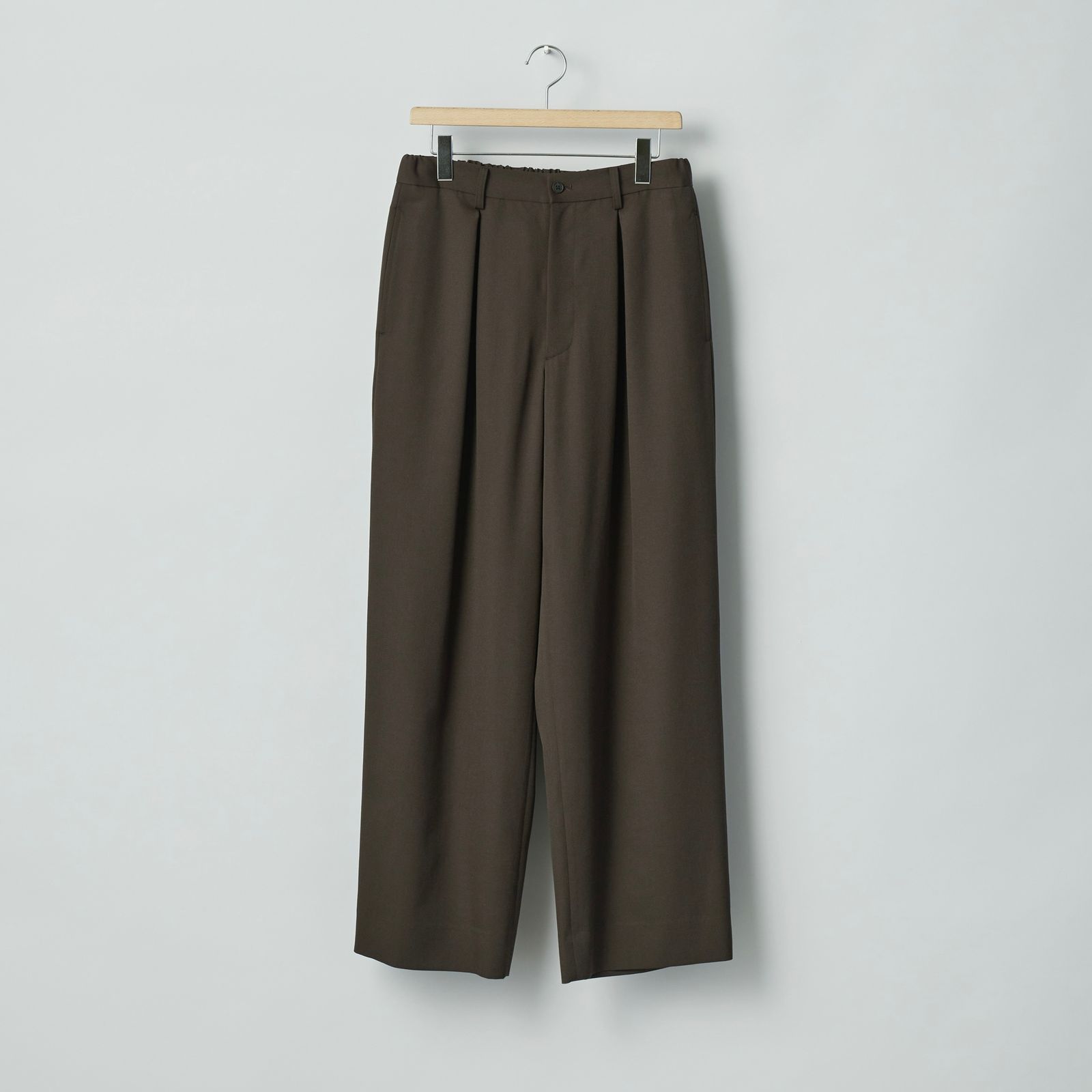 【残り一点】Easy Wide Trousers(2/60 WOOL GABARDINE)