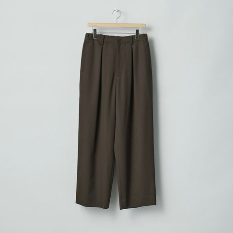 【残り一点】Easy Wide Trousers(2/60 WOOL GABARDINE)