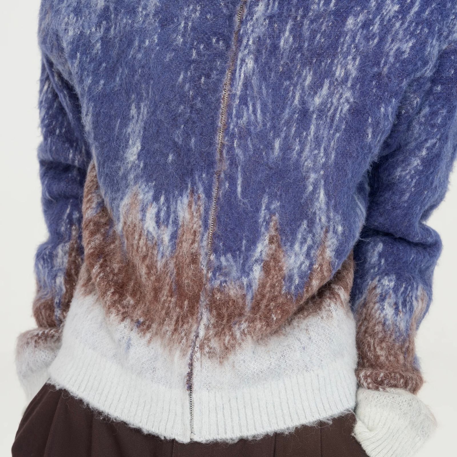 【残り一点】Blue-to-Brown Gradient Cardigan