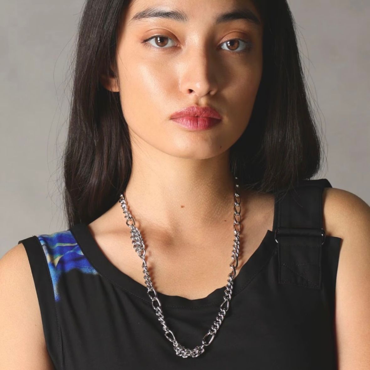 【残り一点】ダブルチェーンネックレス(SILVER)