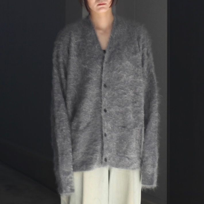 【残り一点】Cashmere Shaggy Knit V Neck Cardigan