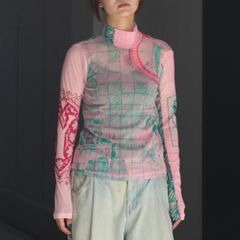 YOHEI OHNO - 【残り一点】Graphic Mesh Tops | ACRMTSM ONLINE STORE