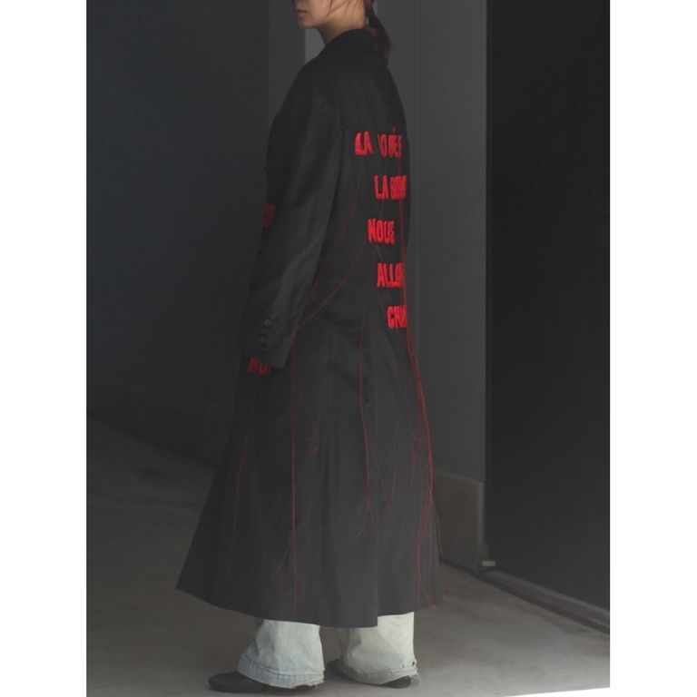 Yohji Yamamoto - 【残り一点】赤ラインロングジャケット | ACRMTSM 