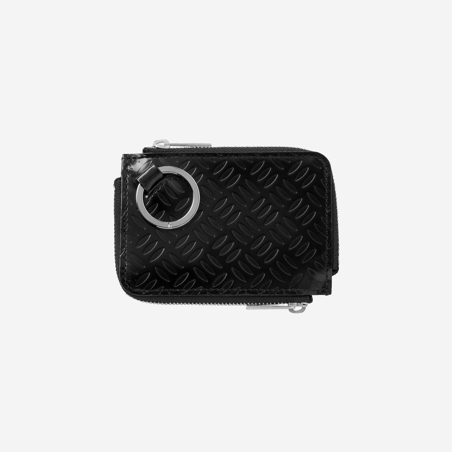 【残りわずか】Embossed W ZIP Card Case