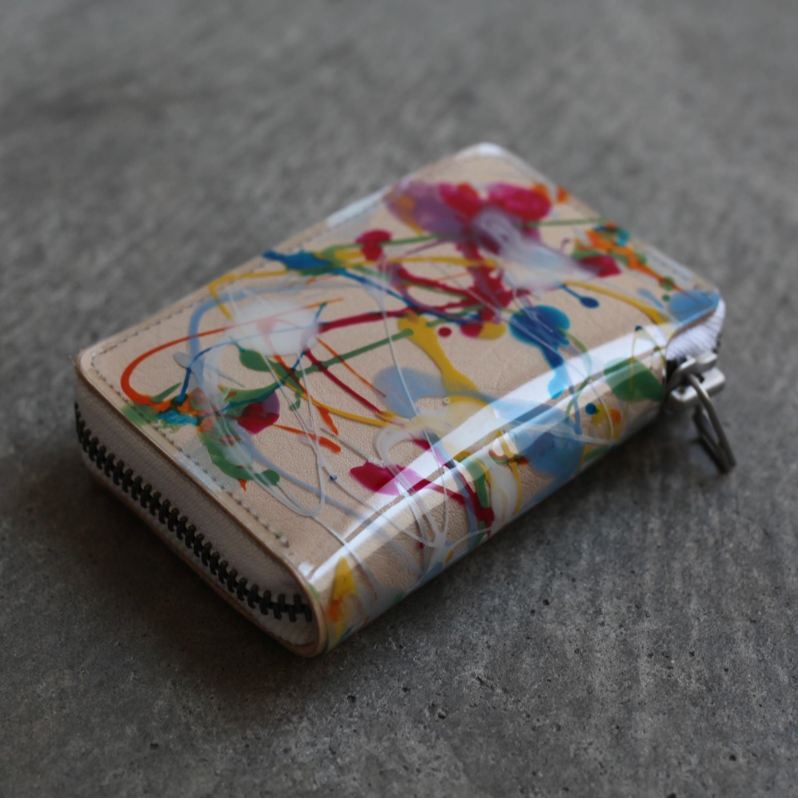 【新品未使用品】macromauro マクロマウロ　ペイントショートウォレット macromauro - 【残り一点】Paint Wallet | ACRMTSM ONLINE STORE