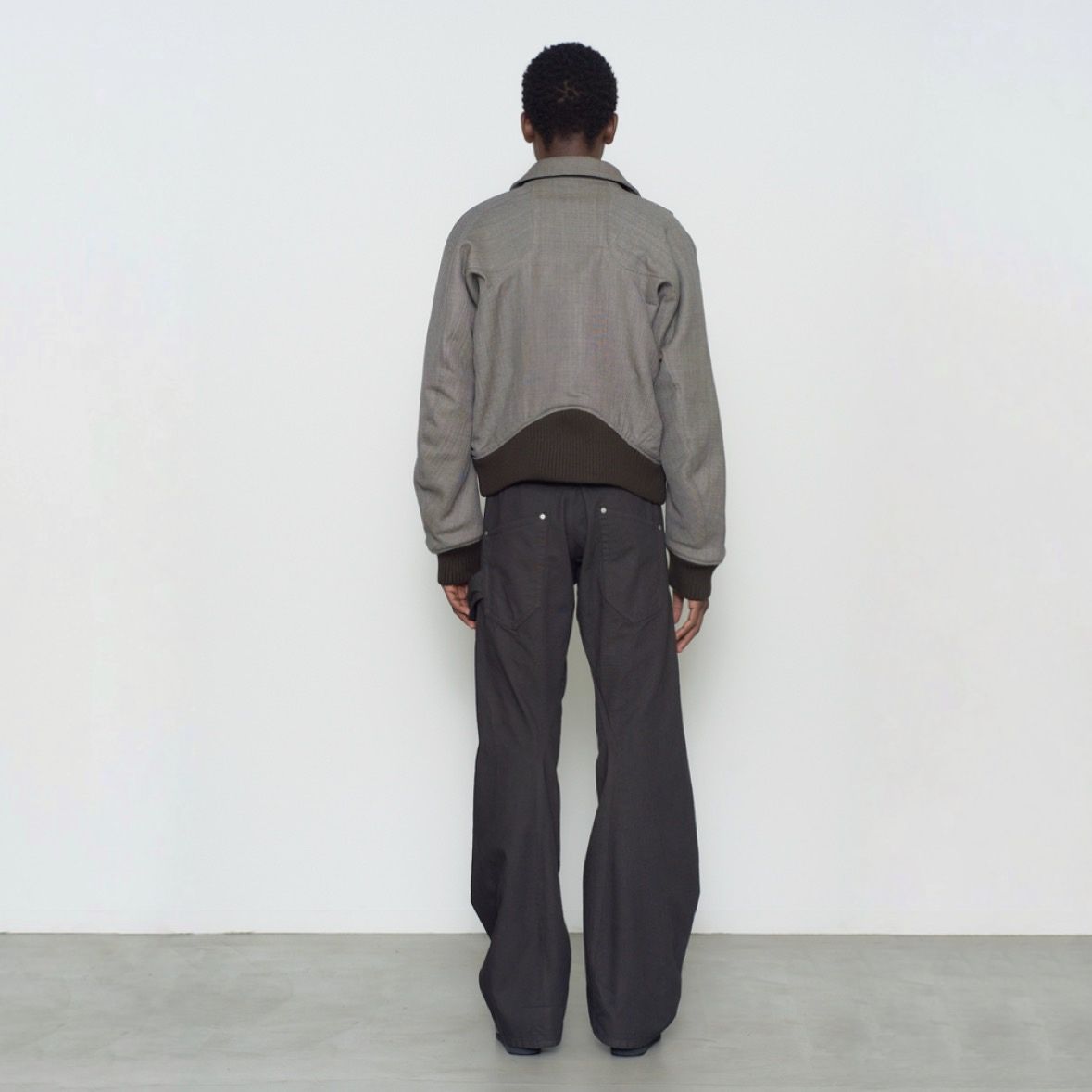 【残り一点】Zip Up Padded Short Bomber Jacket
