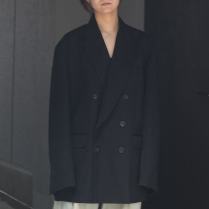 ssstein - 【残りわずか】Oversized Double Breasted Jacket