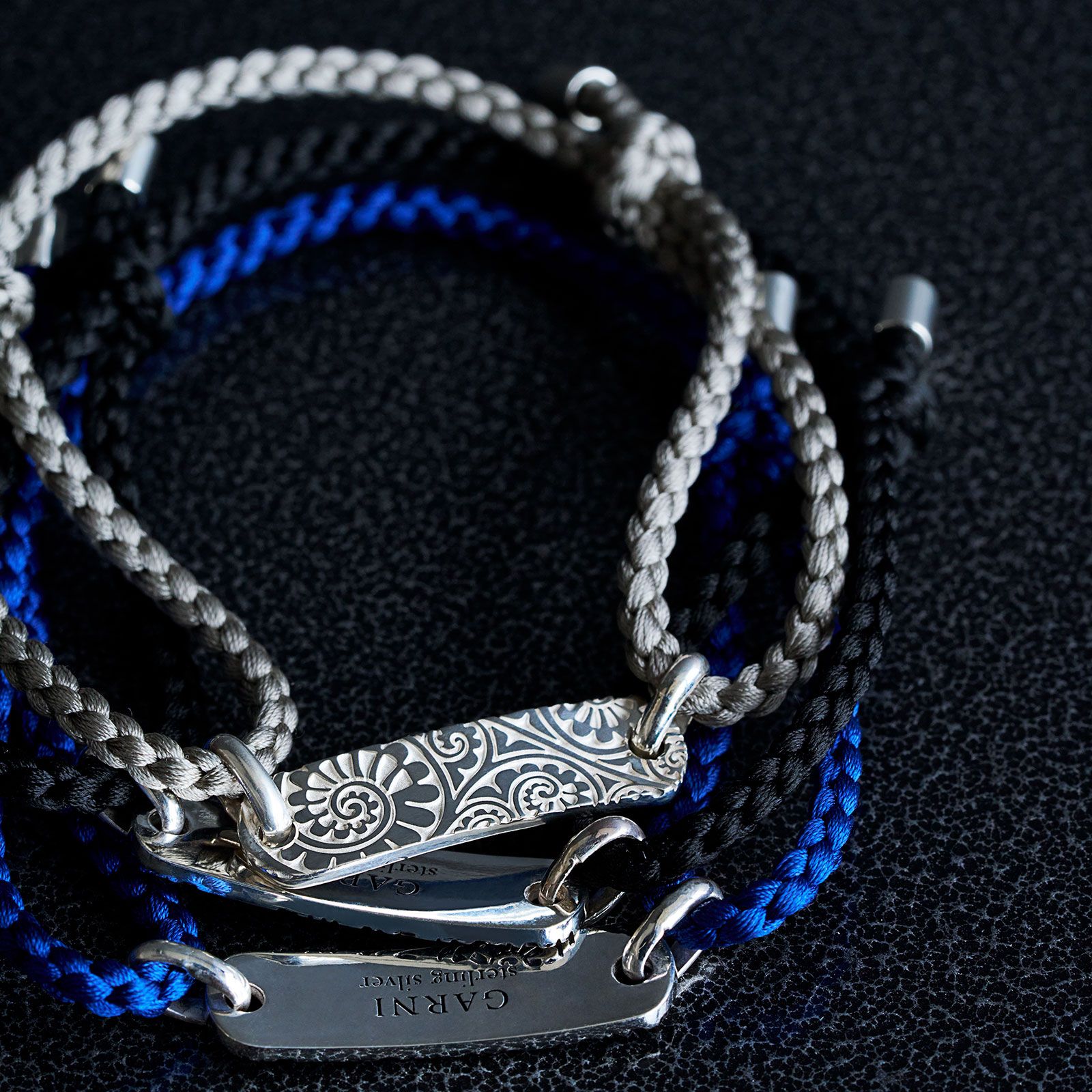 【お取り寄せ注文可能】Vine String Bracelet(BLACK)