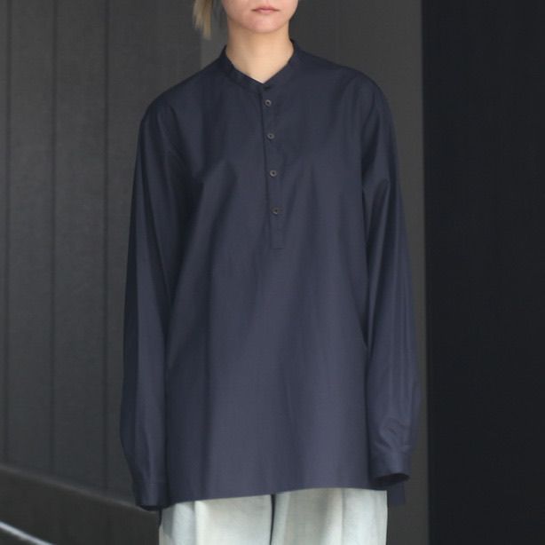 【残り一点】Suvin Broad Band Collar Shirt