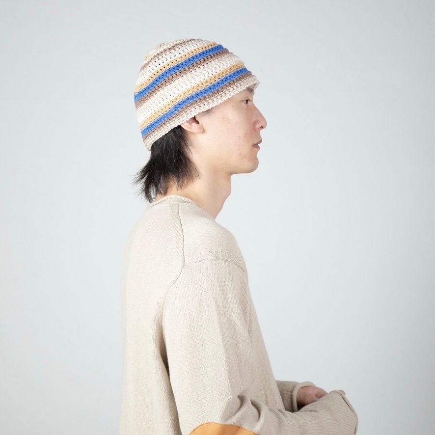 【残り一点】Multi Border Knit Hat