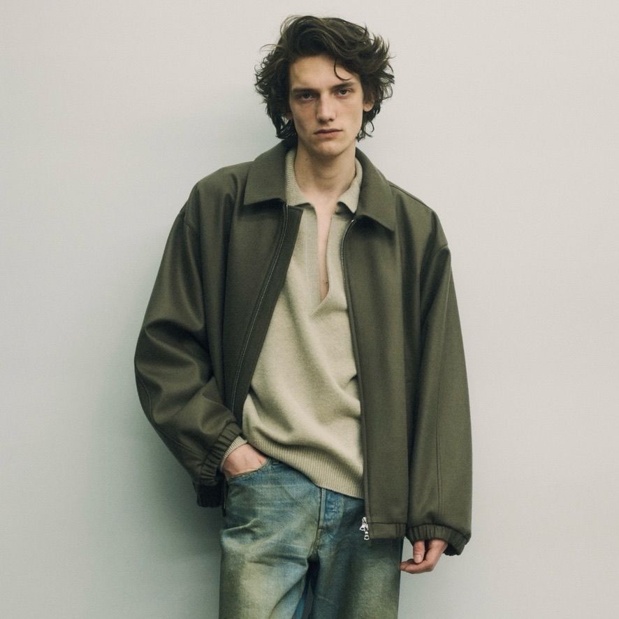 【残りわずか】Extra Fine Wool Knit Skipper LS