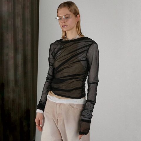 【残り一点】Triple Layered Sheer Top