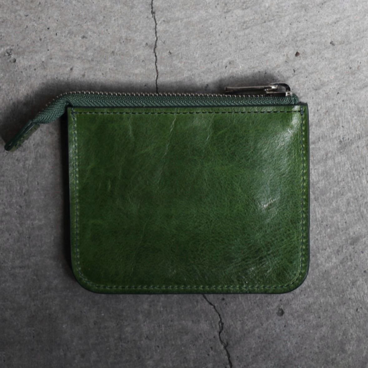 【残り一点】3 Layered Purse(LIME GREEN)