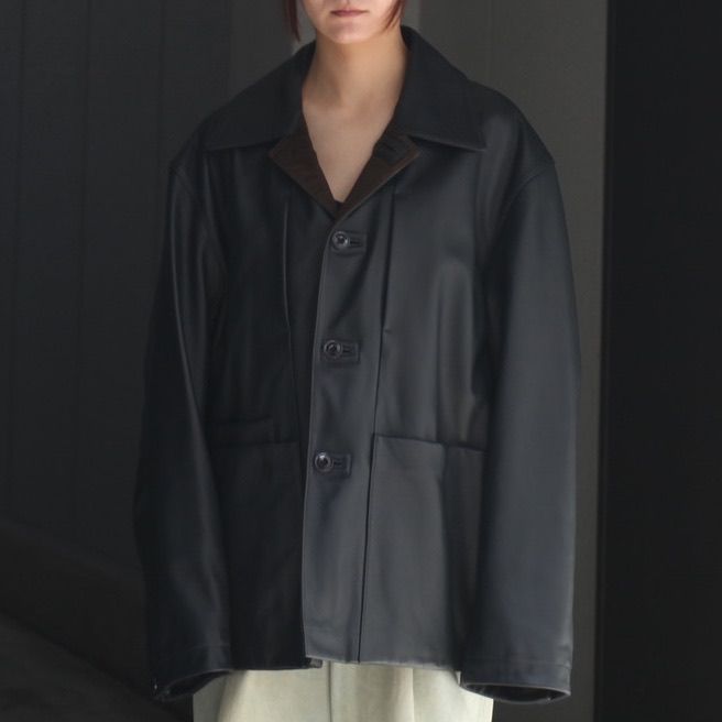 LEMAIRE - 【残り一点】Leather Workwear Jacket | ACRMTSM