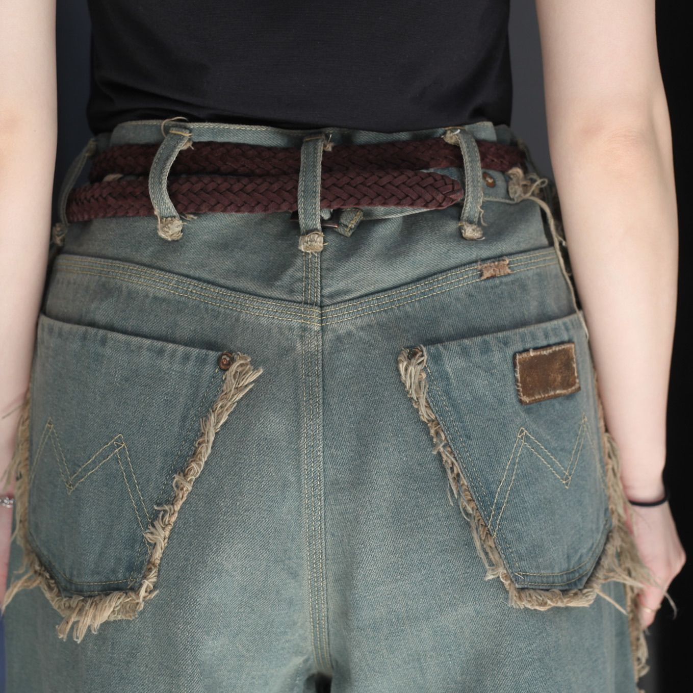 MINUS - 【残りわずか】Slash Seam Twist Lot 20603T(FROM COAL